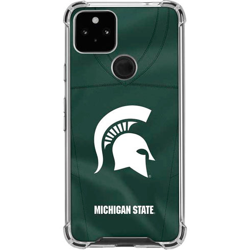 Michigan State University Green Jersey Pixel Cases
